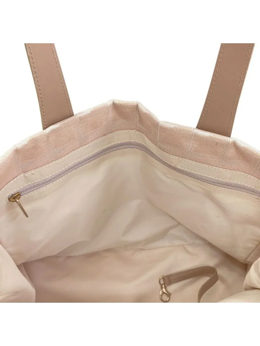 Chanel New Travel Line MM Tote Nylon Jacquard